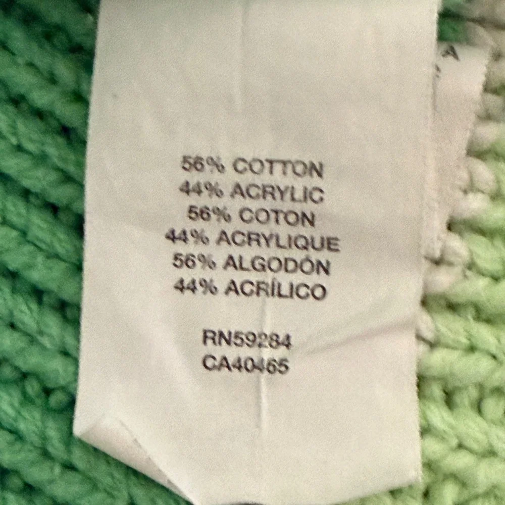 The Childrens Place Girls Green Striped Knit Sweater Sz-4T Buttons, Soft, Cozy‎
